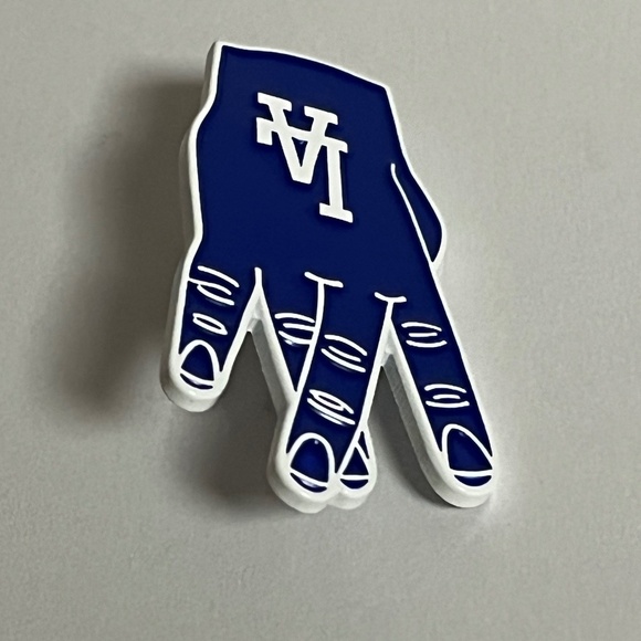 LA Dodgers Foam Finger Hat Pin Pins Streetwear Hats Bag Baseball Fitted New Era - Picture 5 of 9